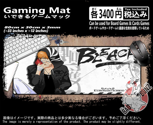 (AN-BLH-01) Bleach Anime 800mm x 300mm Gaming Play Mat