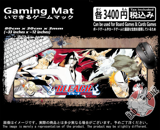 (AN-BLH-02) Bleach Anime 800mm x 300mm Gaming Play Mat