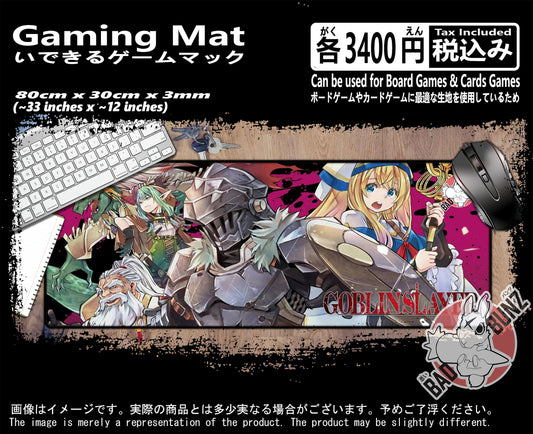 (AN-GOB-02) Goblin Slayer Anime 800mm x 300mm Gaming Play Mat