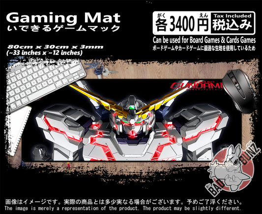 (AN-GUN-01) Gundam Anime 800mm x 300mm Gaming Play Mat