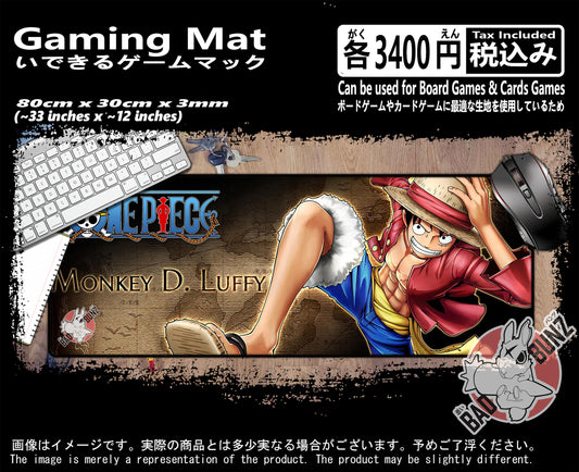 (AN-OP-07) One Piece Anime 800mm x 300mm Gaming Play Mat