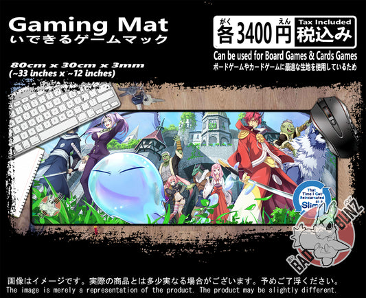 (AN-SLM-01) That Time I Got Reincarnated as a Slime Anime 800mm x 300mm Gaming Play Mat