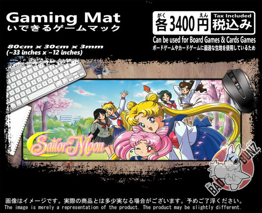 (AN-SMN-04) Sailor Moon Anime 800mm x 300mm Gaming Play Mat