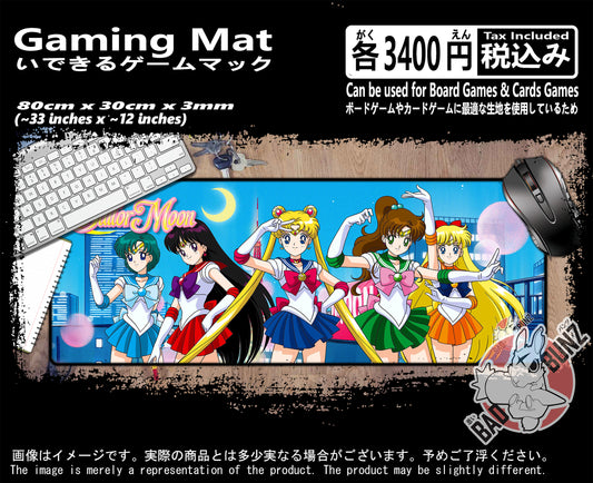 (AN-SMN-06) Sailor Moon Anime 800mm x 300mm Gaming Play Mat