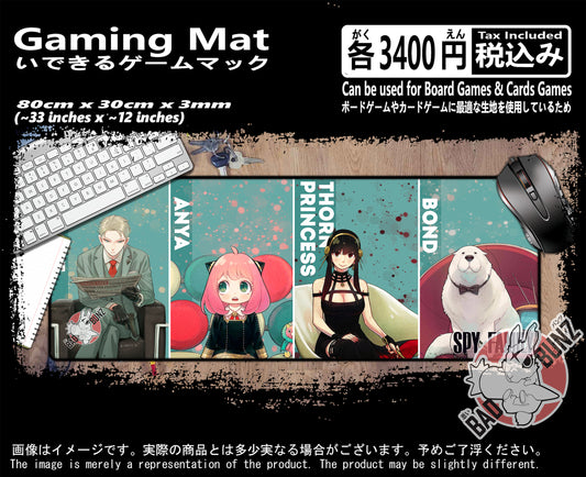 (AN-SPY-03) Spy x Family Anime 800mm x 300mm Gaming Play Mat