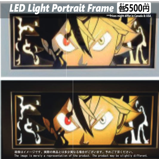 (BC-01FACE) ASTA Black Clover Anime LED Face Portrait Frame