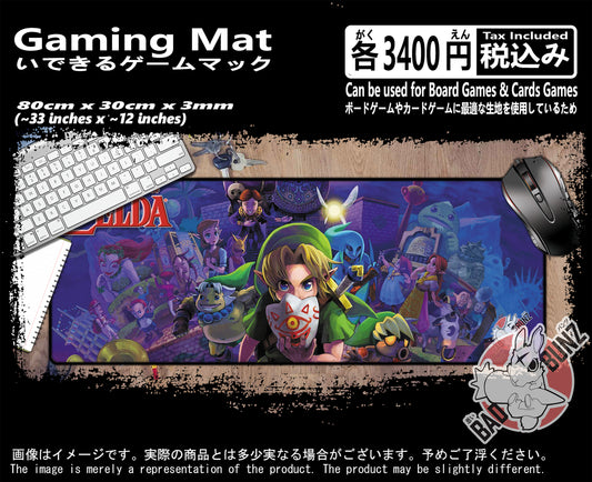 (GM-LOZ-13) Legend of Zelda Gaming 800mm x 300mm Gaming Play Mat