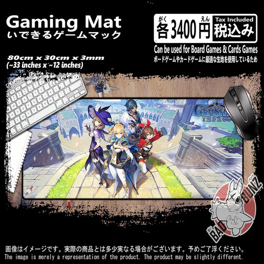 (GM-GSN-08) Genshin Impact Video Games 800mm x 300mm Gaming Play Mat