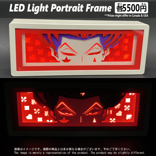 (HXH-02FACE) HISOKA Hunter x Hunter Anime LED Face Portrait Frame