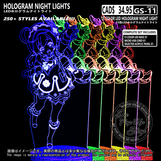 (GS-11) KLEE Genshin Impact Hologram LED Night Light