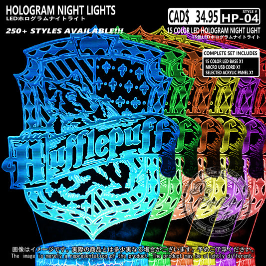 (HP-04) Harry Potter Hologram LED Night Light