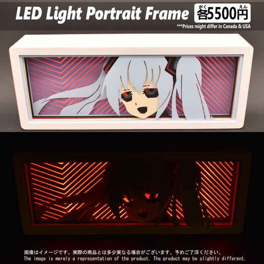 (MIKU-01FACE) MIKU Hatsune Miku Anime LED Face Portrait Frame