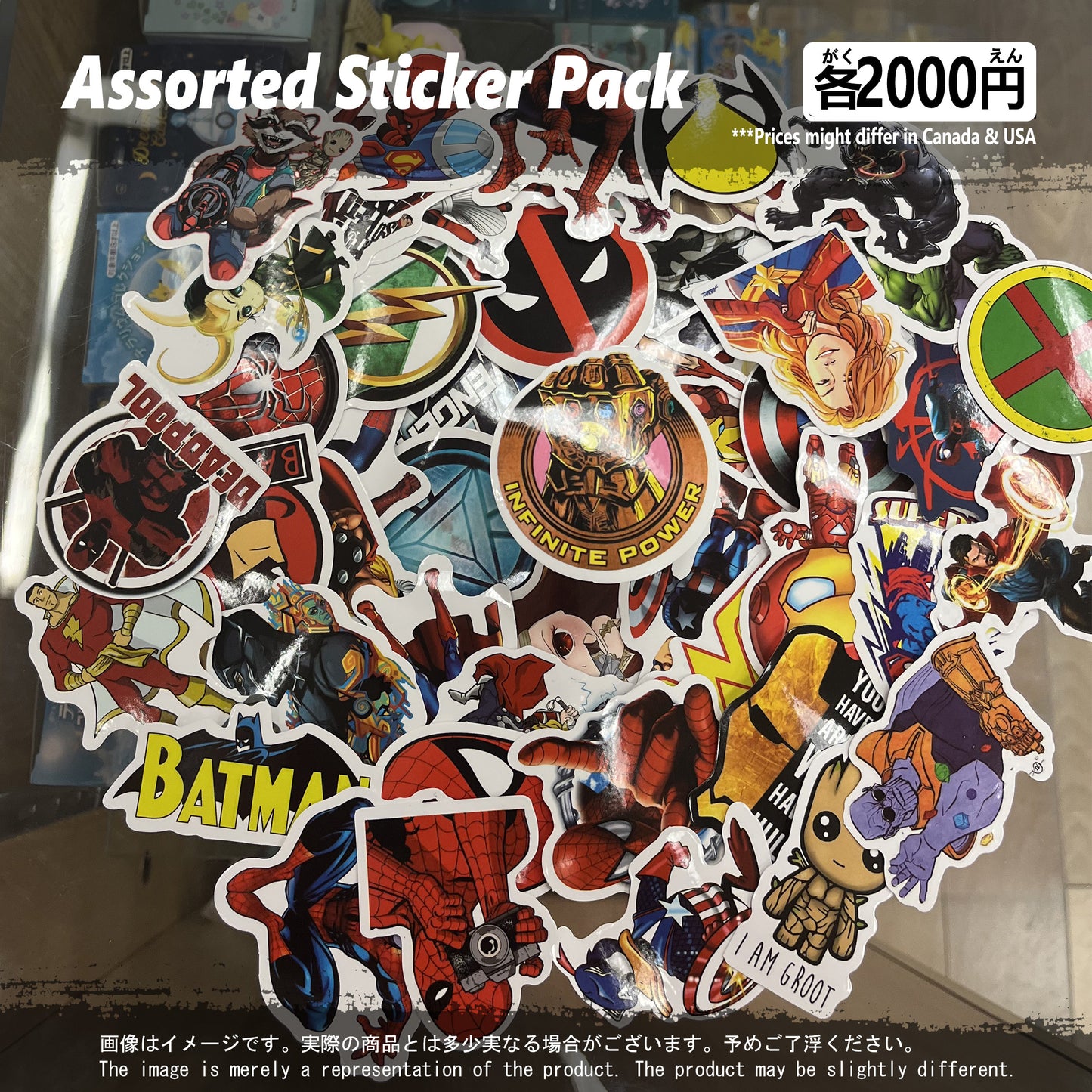 (MRV-02STK) Marvel Movie Sticker Pack