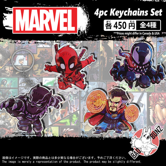 (MRV-02KC) Marvel Movie Double-Sided Acrylic Keychain Set