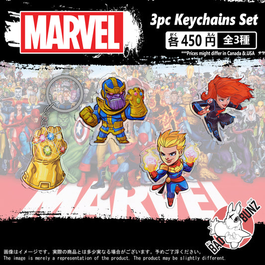 (MRV-03KC) Marvel Movie Double-Sided Acrylic Keychain Set