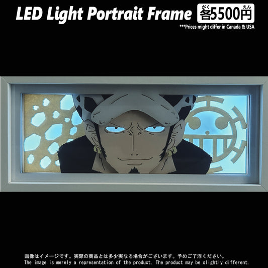 (OP-07FACE) LAW One Piece Anime LED Face Portrait Frame