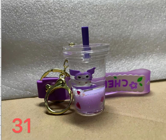 (SANRIO-06LQD) Kuromi Liquid Keychain (31)