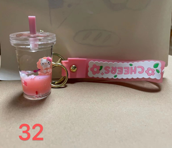(SANRIO-07LQD) Hello Kitty Liquid Keychain (32)
