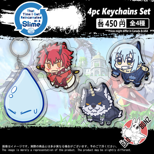 (SLM-01KC) That Time I Got Reincarnated As A Slime Anime Double-Sided Acrylic Keychain Set