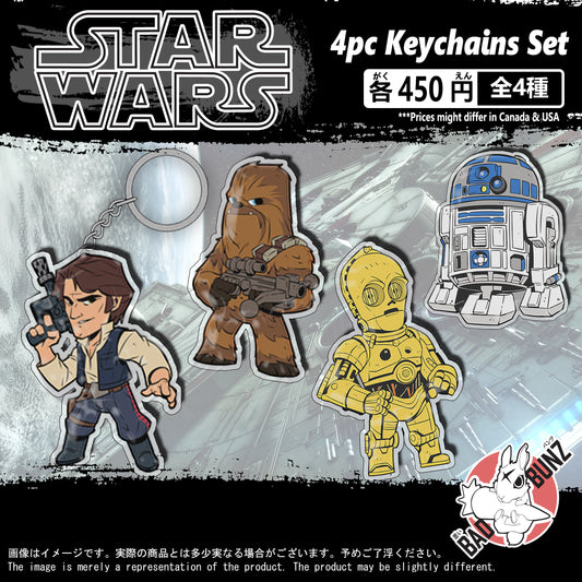 (STW-02KC) Star Wars Movie Double-Sided Acrylic Keychain Set